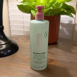 Clinique All About Clean Liquid Facial Soap Oily Skin Formula Combo Oily To Oily